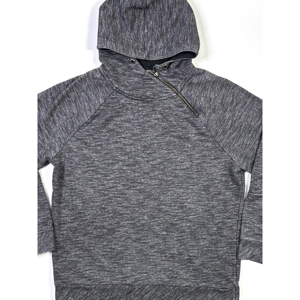 GAUDI Hooded Pullover Sweatshirt Men's XXL Quarter Zip Heather Gray - Picture 11 of 12
